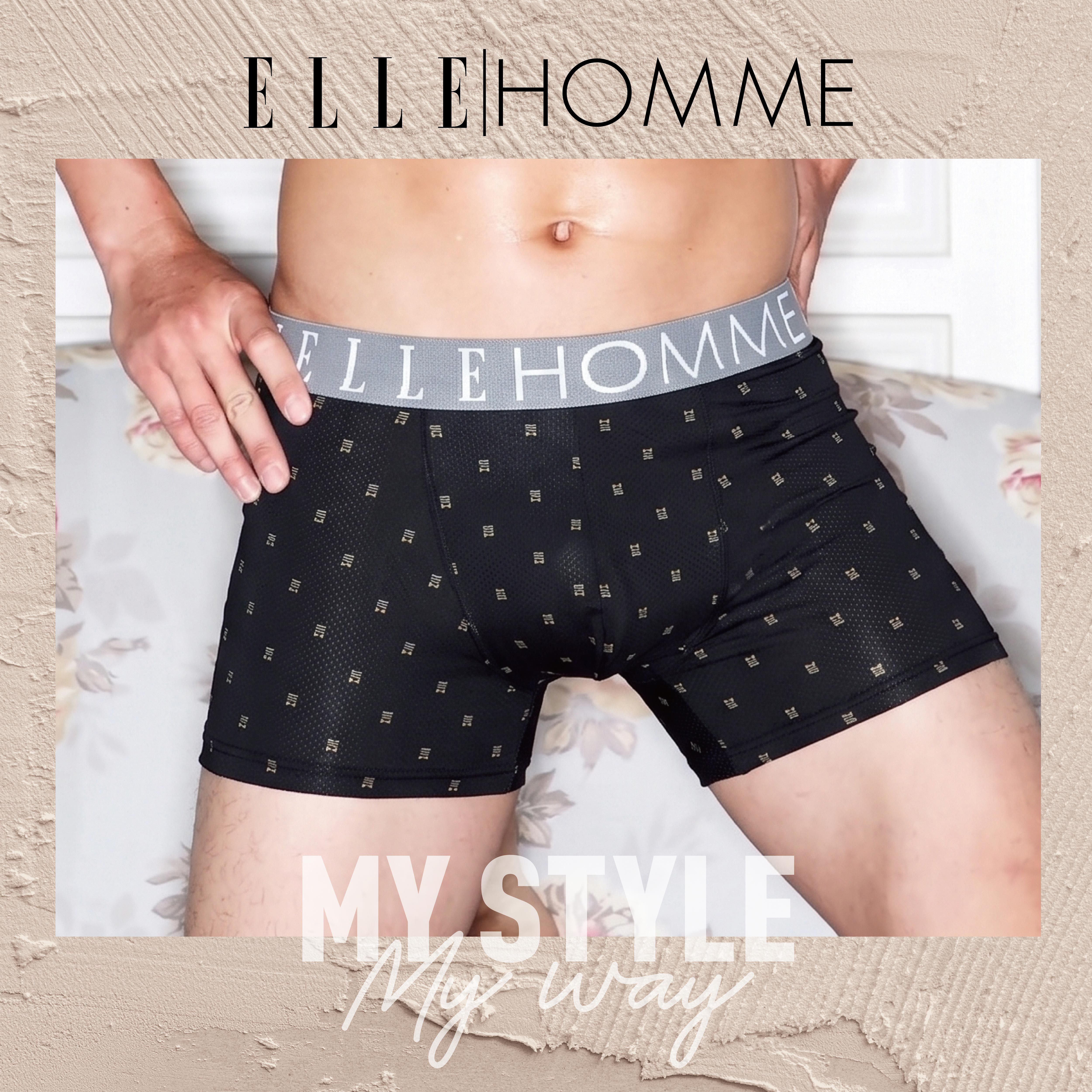 【ELLE HOMME】石墨烯平口褲